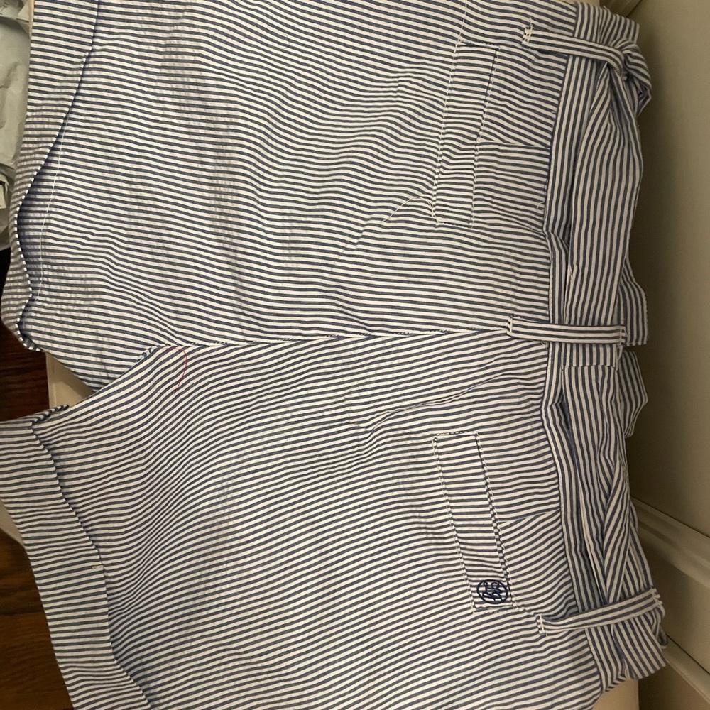 Lauren James striped seersucker shorts